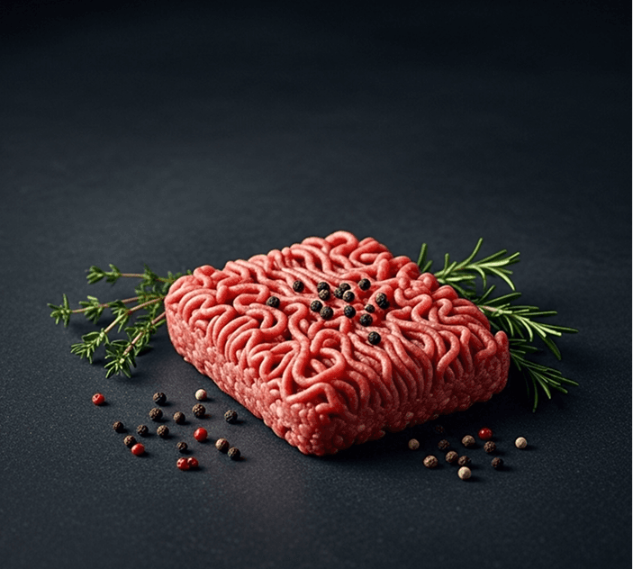 Фарш говяжий замороженный. Кулинарный полуфабрикат мясной из говядины рубленый «Фарш говяжий» замороженный.

СТБ 1210-2010
СГ зам - 30 суток не выше -10 гр.